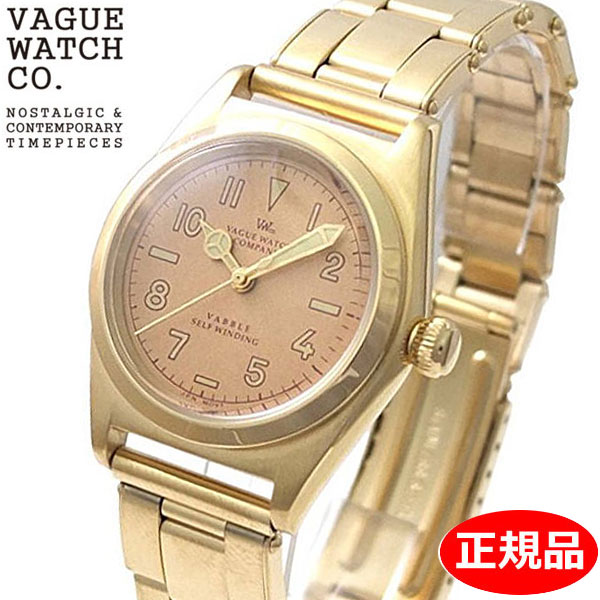 【クリーナープレゼント】VAGUE WATCH Co. ヴァーグウォッチ カンパニー 腕時計 VABBLE(ヴァブル) 機械式 自動巻き オートマチック ピンク文字盤 VB-L-002-SB【正規品】