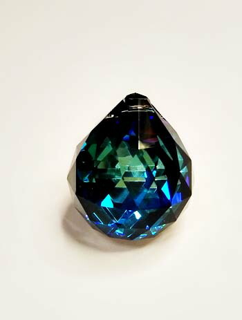 スワロフスキー ボール型 #8558 30 シルク・クリスタル 各1ヶ シャンデリアパーツ＃8558クリスタル20mmΦボール型1穴