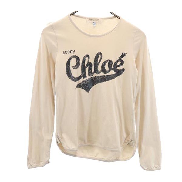See by Chloe ロゴ グラフィック Tシャツ 長袖 新品未使用 os-fre-71748_001.jpg