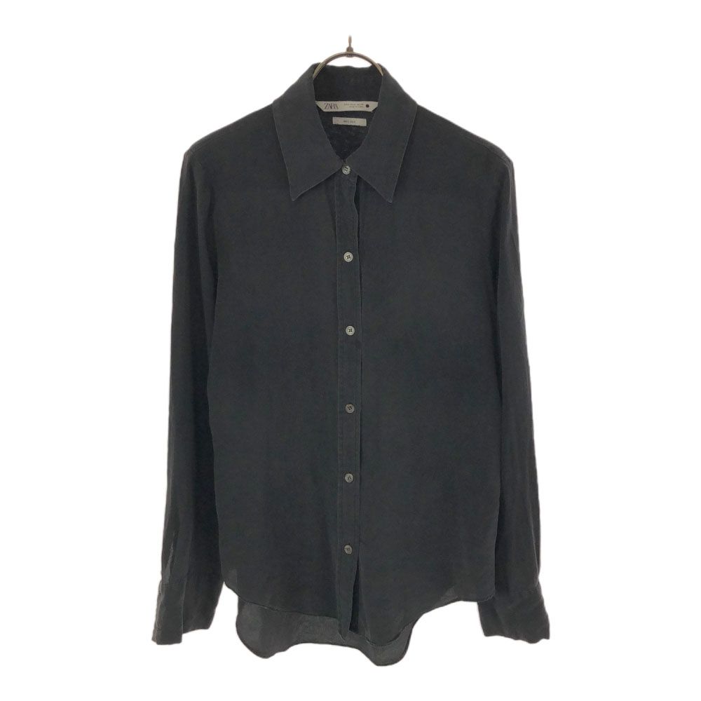 EAST 70s ヴィンテージ 総柄 長袖 シャツ グリーン系 ストレッチ レディース 古着 中古 古着 EAST 70s ヴィンテージ 総柄 長袖 シャツ グリーン系