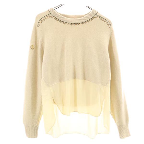 クロエ カシミヤニット XS ベージュ Chloe 長袖セーター レディース 【中古】 【231014】|Bellis