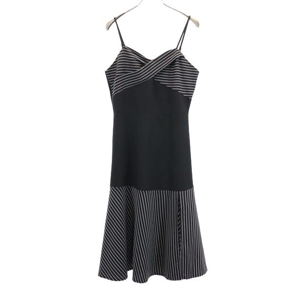 ルイヴィトン キャミソール ワンピース M ブラック系 LOUIS VUITTON バックジップ レディース 【中古】 【230623】｜Bellis