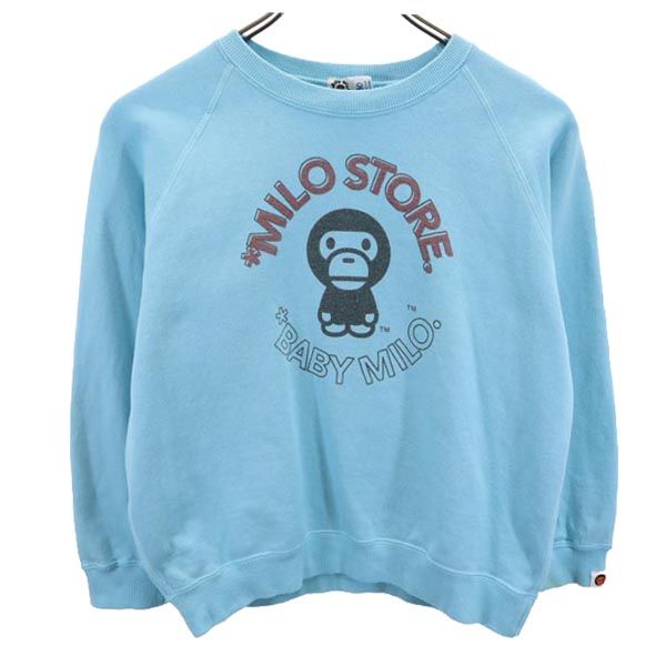 エイプ MILO STORE スウェット トレーナー 両面プリント マイロ os-fre-76618_001.jpg