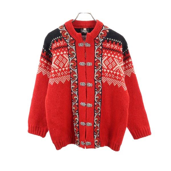 楽天市場】古着 OLD オールド 90s チロリアンカーディガン ニット