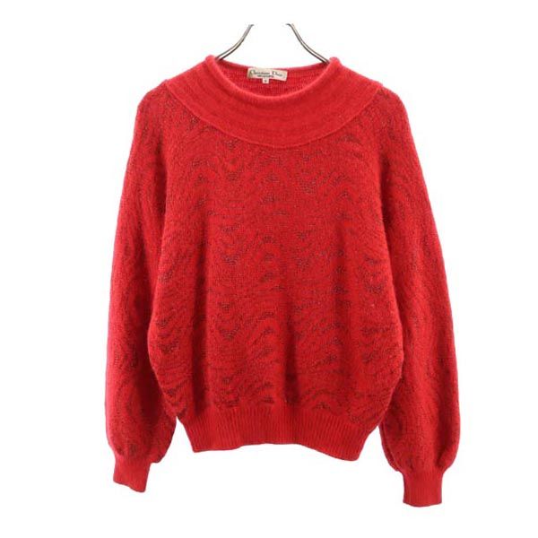 【希少】90s クリスチャンディオール クルーネック ニット ウール セーター Christian Dior - クリスチャンディオール CHRISTIAN DIOR