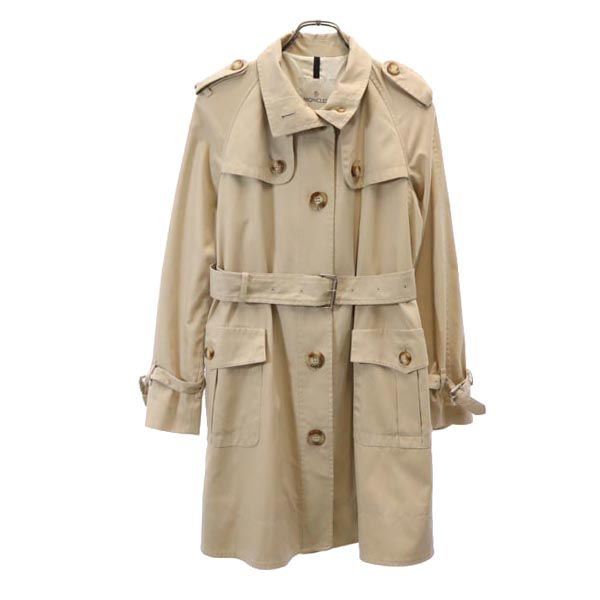 楽天市場】古着 MONCLER モンクレール トレンチコート ベージュ