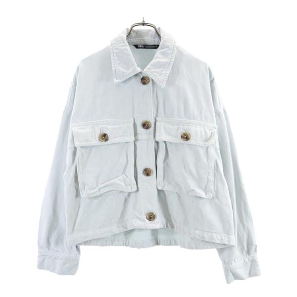 楽天市場】ザラ デニムジャケット M ネイビー ZARA ジージャン