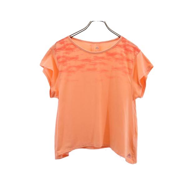 ISSEY MIYAKE イッセイミヤケ 長袖 スクエアネック プリーツ カットソー オレンジ トップス レディース 古着 中古 ISSEY MIYAKE - 古着 ISSEY MIYAKE イッセイミヤケ 長袖