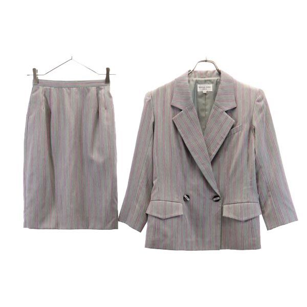 楽天市場】古着 HANAE MORI 森英恵 ハナエモリ ウール ストライプ柄