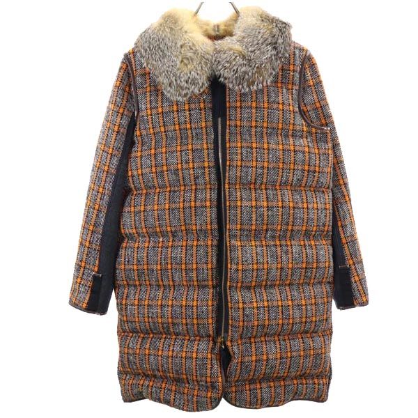 楽天市場】古着 MARNI マルニ フェザー ダウンコート 44 ネイビー系 袖