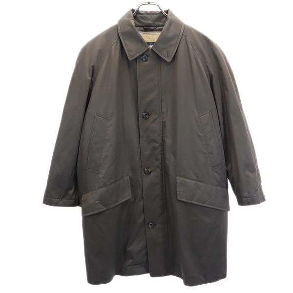 古着 BURBERRY バーバリー 日本製 三陽商会 2WAY 中綿 ステンカラーコート M カーキ 裏ノバチェック メンズ 【中古】|Bellis
