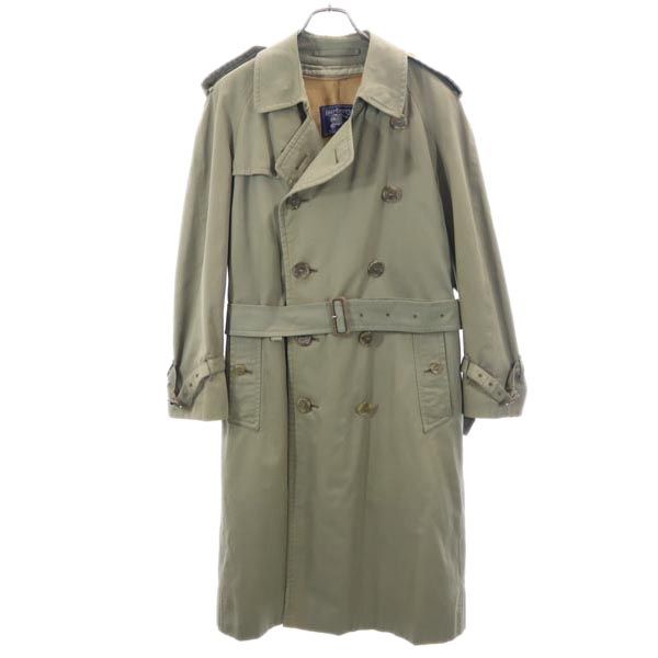 90s◆美品 BURBERRY ベルト付 トレンチコート カーキ ロング L 90s◇美品 BURBERRY ベルト付 トレンチコート カーキ ロング L