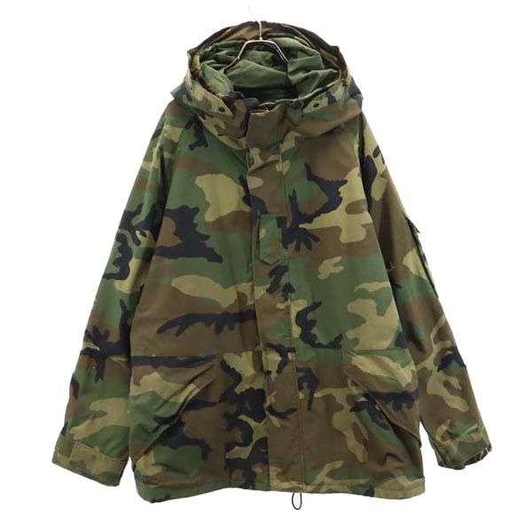 古着 US ARMY アメリカ軍 ECDCS 迷彩柄 ゴアテックス ミリタリージャケット カーキ系 メンズ 【中古】|Bellis