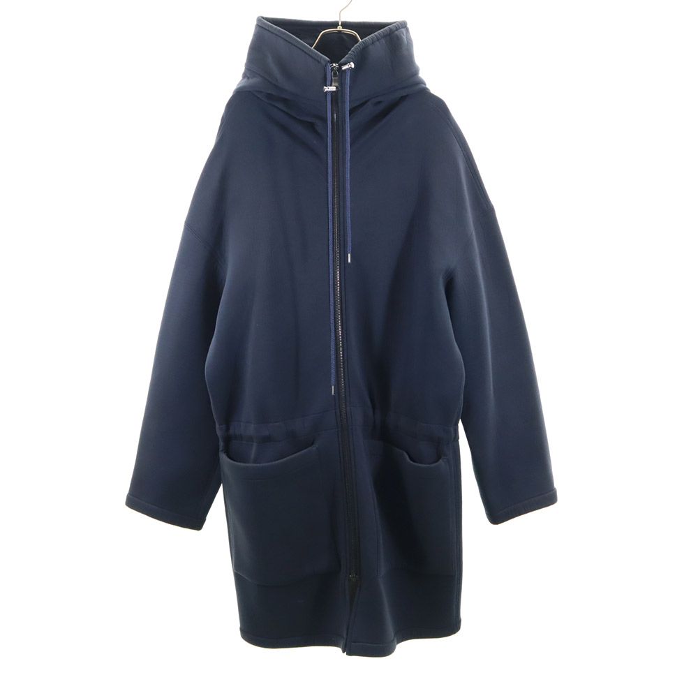 古着 MSGM エムエスジーエム イタリア製 コート 44 ネイビー 裏起毛 フード メンズ 【中古】|Bellis