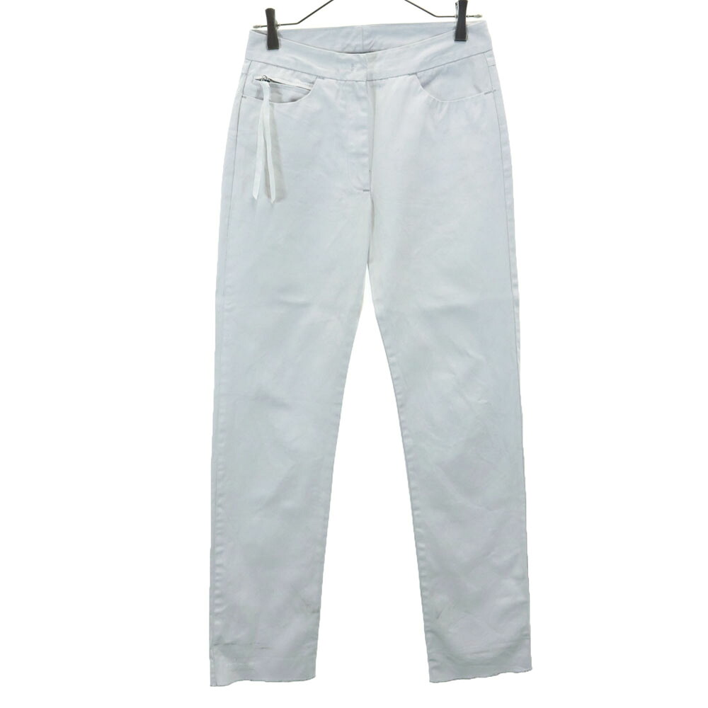 古着 MARTIN MARGIELA マルタンマルジェラ イタリア製　MM6 ストレートパンツ 40 ホワイト メンズ 【中古】｜Bellis