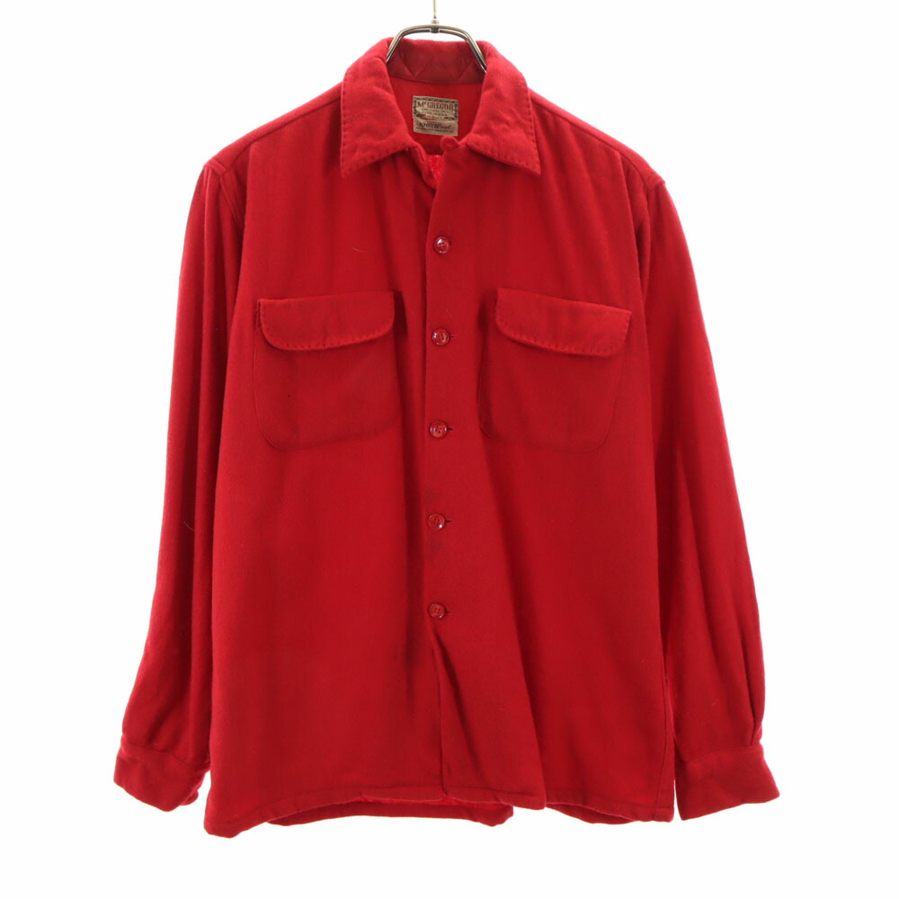 楽天市場】60s USA製 McGREGOR ボーダー ウール 長袖 オープンカラー