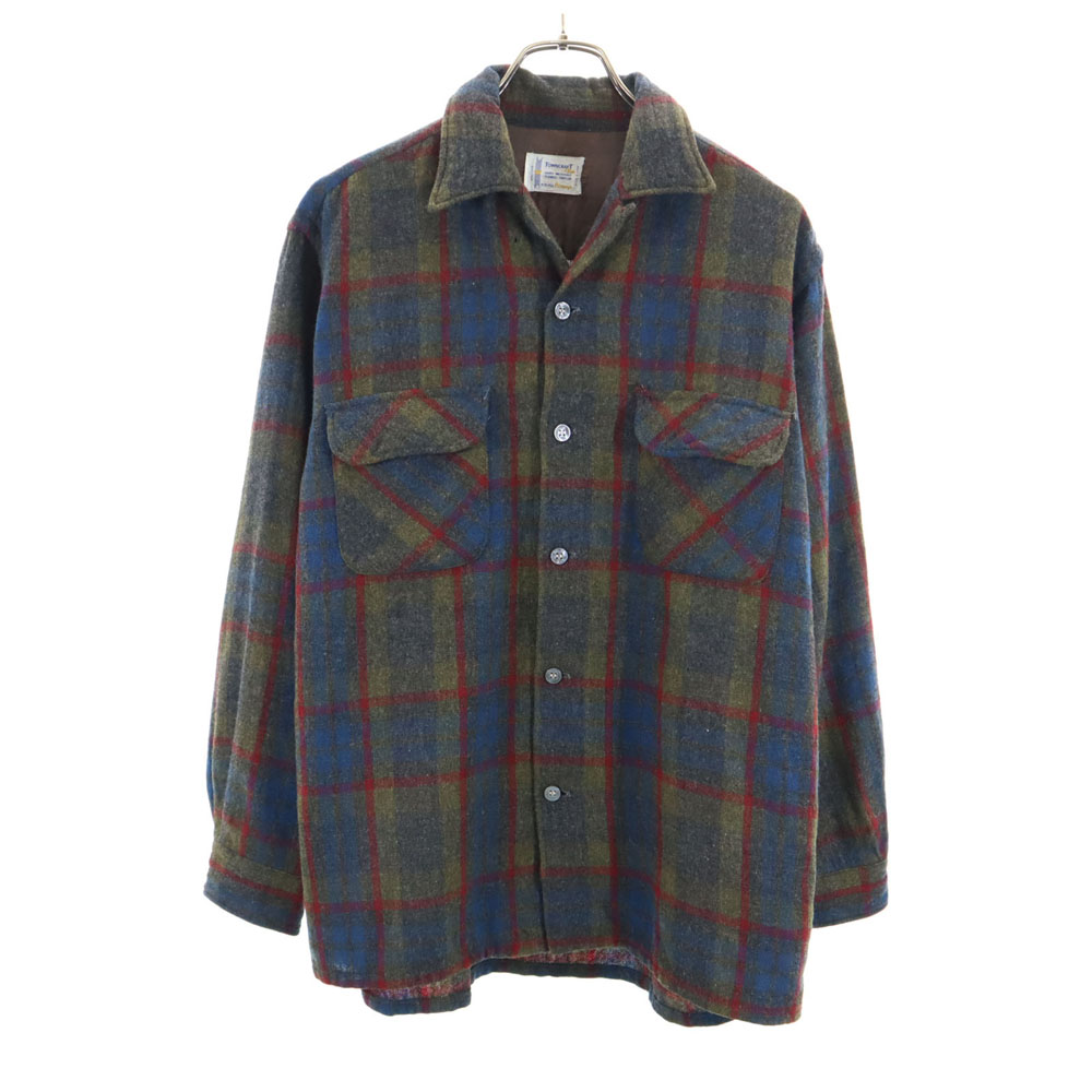50s 60s タウンクラフト　オープンカラーシャツ 楽天市場】50s〜60s TOWNCRAFT Print Corduroy Open Collar