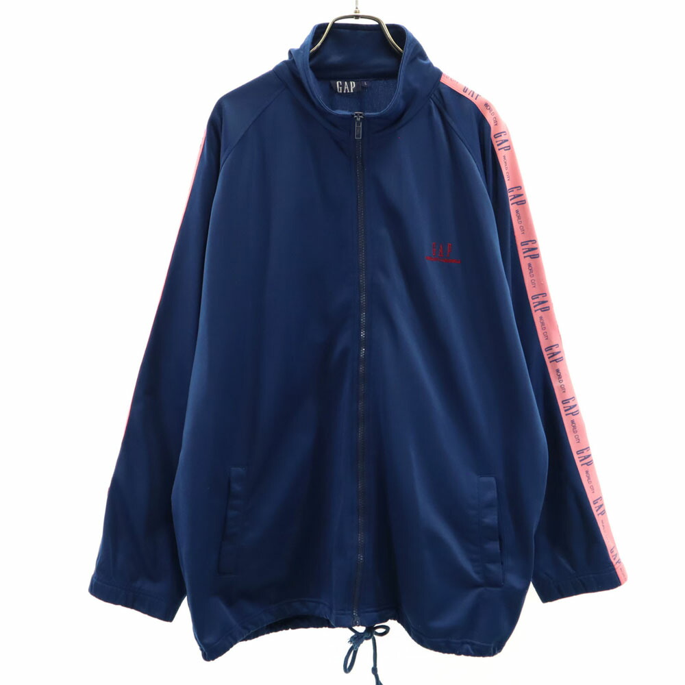 古着 GAP ギャップ 80s オールド トラックジャケット L ネイビー ジャージ メンズ 【中古】
