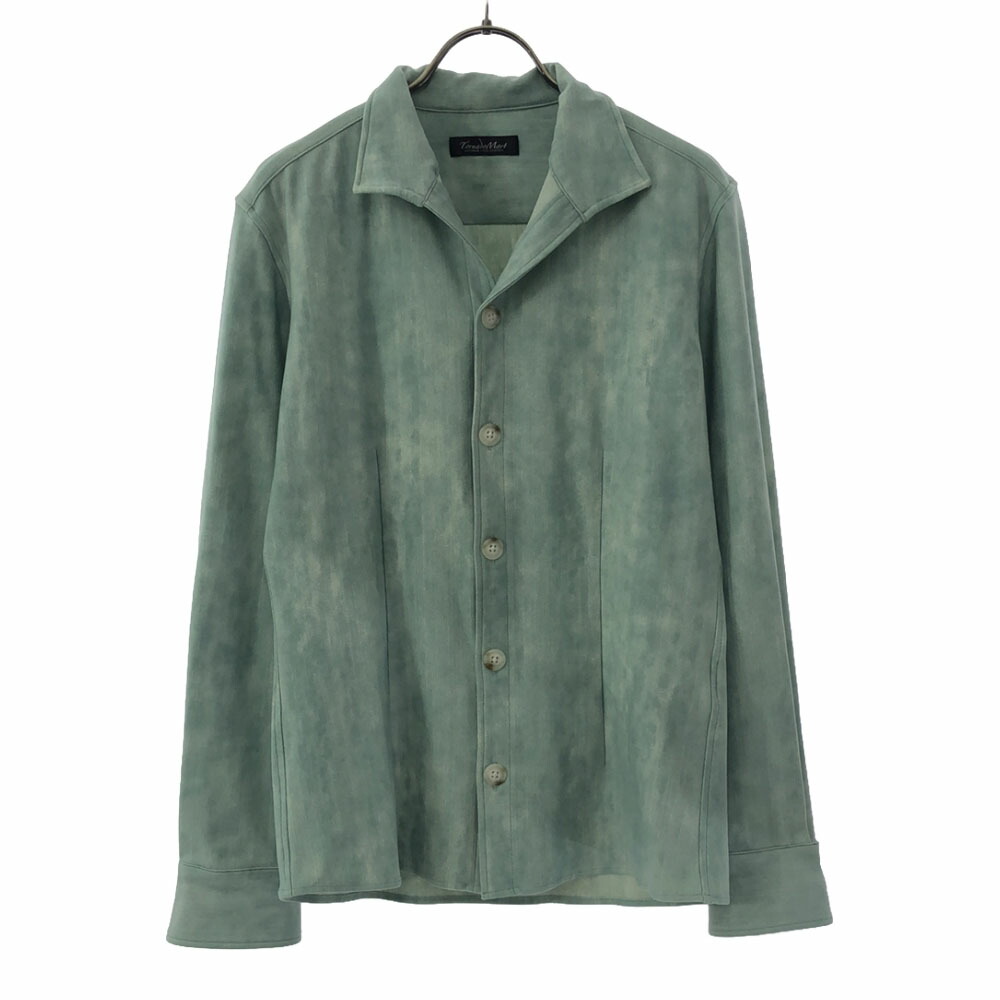 美品 SURT サート MUSE de Deuxieme Classe 別注 デニム シャツ ブルー FS(FREE) スナップボタン ストレッチ 長袖 トップス カットソー シンプル カジュアル 大人 きれいめ キレカジ 羽織り 色褪せ加工【レディース】【中古】 pr14052309-1.jpg