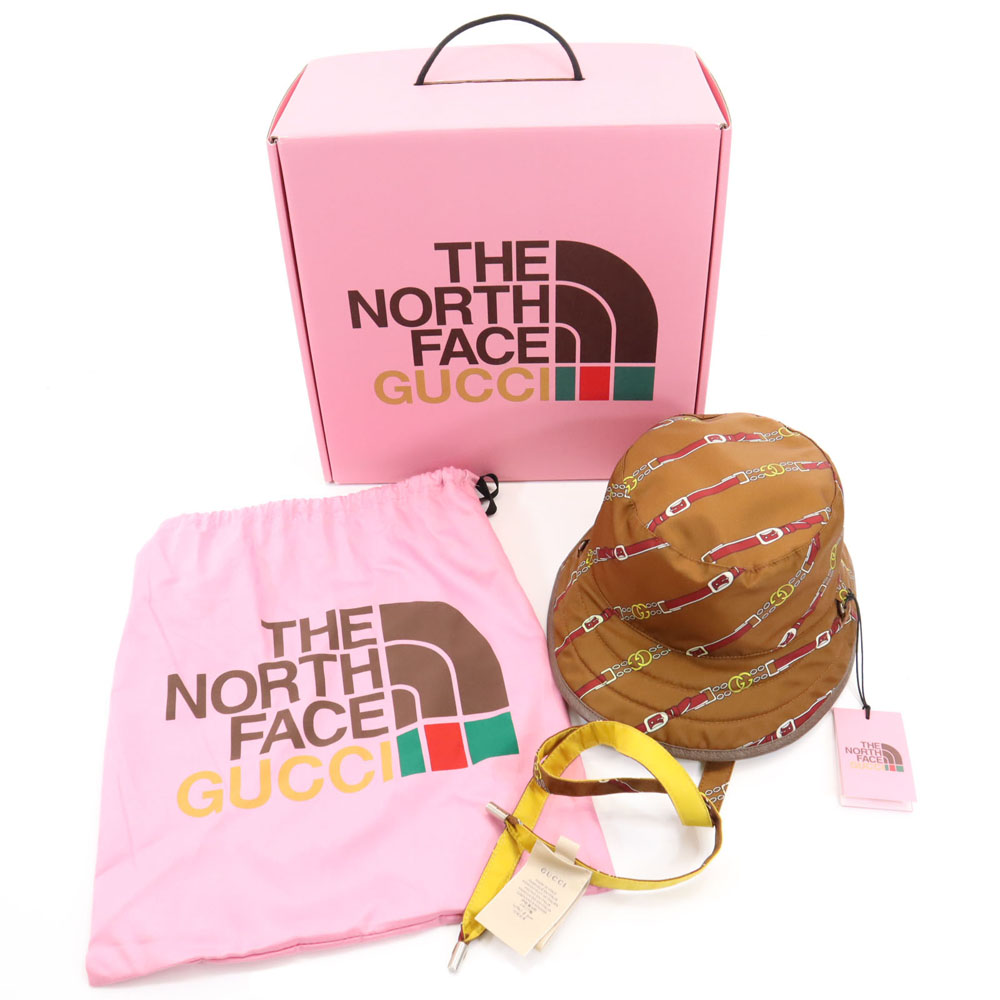 グッチxノースフェイス　GUCCI x NORTHFACE　GGキャンバスハット 楽天市場】【美品】グッチ × ザ ノースフェイス【GUCCI×The North Face