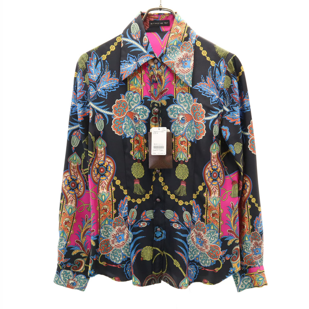 【ETRO/エトロ】長袖シャツ　ヴィンテージ　総柄 コットン　洗える　イタリア製 楽天市場】ランクA エトロ【ETRO】ペイズリー柄 コットン