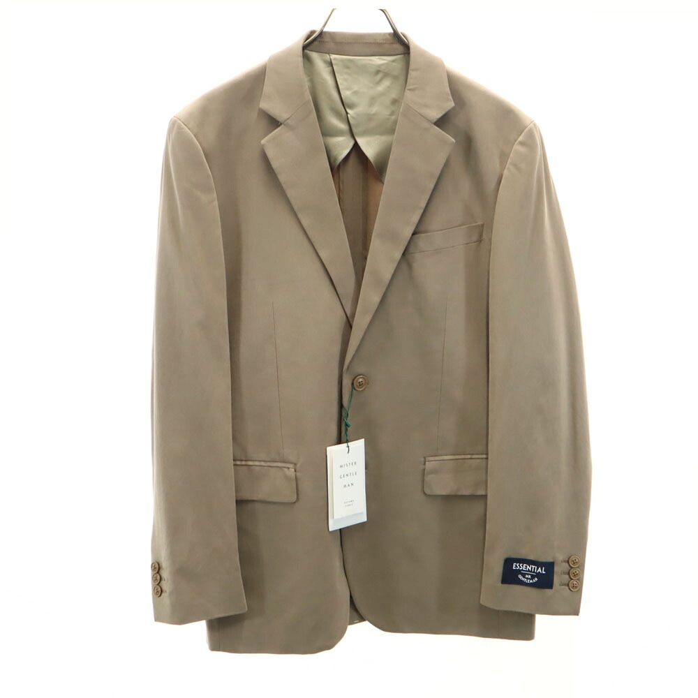 古着 ESSENTIEL エッセンシャル 未使用 テーラードジャケット XL ベージュ タグ付き メンズ 【中古】｜Bellis