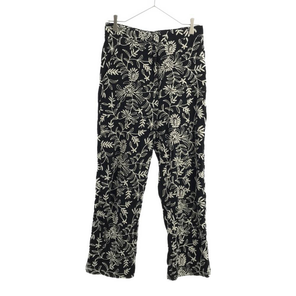 送関込★ZARA/ザラ★100%コットン 刺しゅうレース ワイドパンツ grm-11771_001.jpg