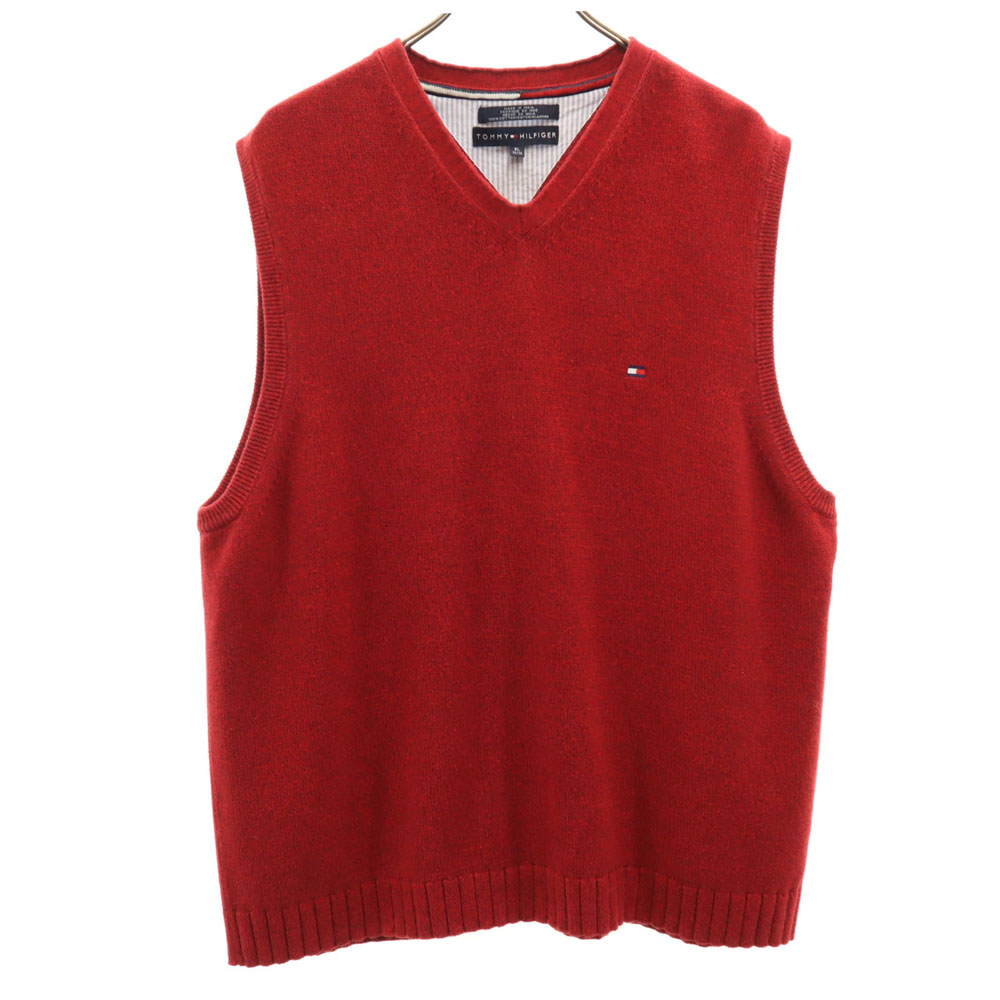 楽天市場】古着 TOMMY HILFIGER トミーヒルフィガー Vネック ニット 