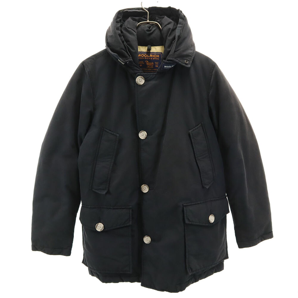 古着 WOOLRICH 毛糸分限者 落ち込む上衣 S 暗灰色黒いこと メンズ 【中古】