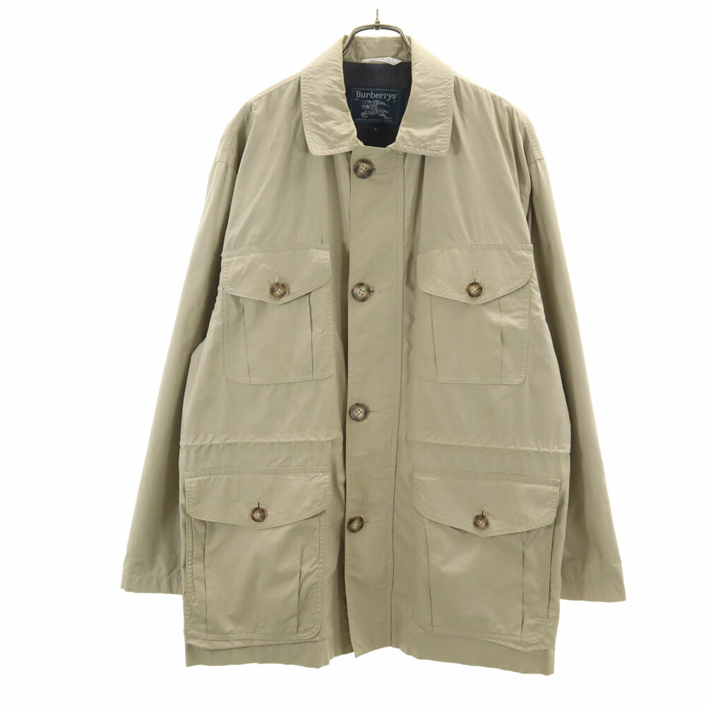 古着 Burberrys バーバリーズ 90s USA製 オールド フィールドジャケット S グレージュ メンズ 【中古】|Bellis