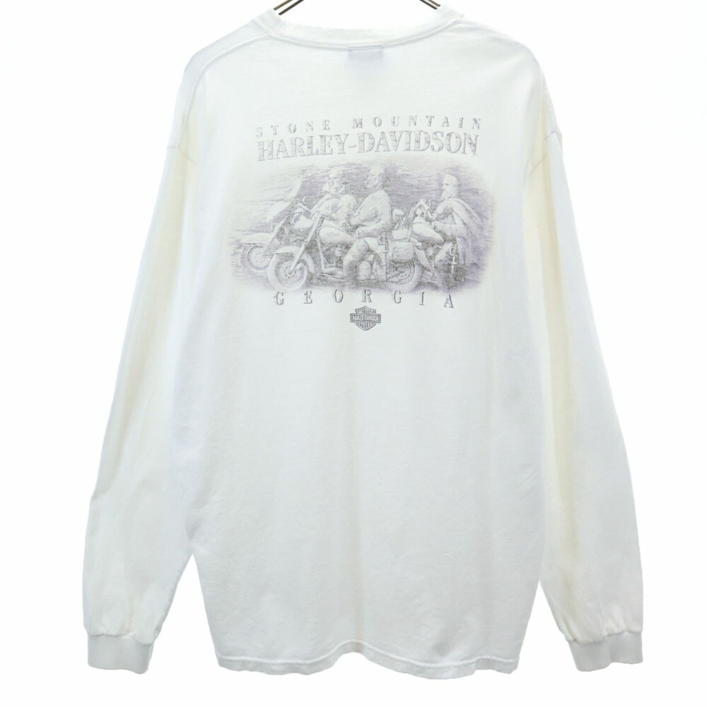 Harley-Davidson ハーレーダビッドソン スカル 長袖Tシャツ XL Willie G(TM) スカルサーマルシャツ -ハーレーダビッドソン公式
