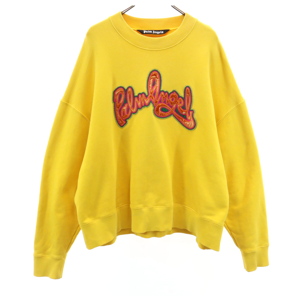 古着 Palm Angels パームエンジェルス イタリア製 長袖 調教師 M 黄色 メンズ 【中古】 【PD】