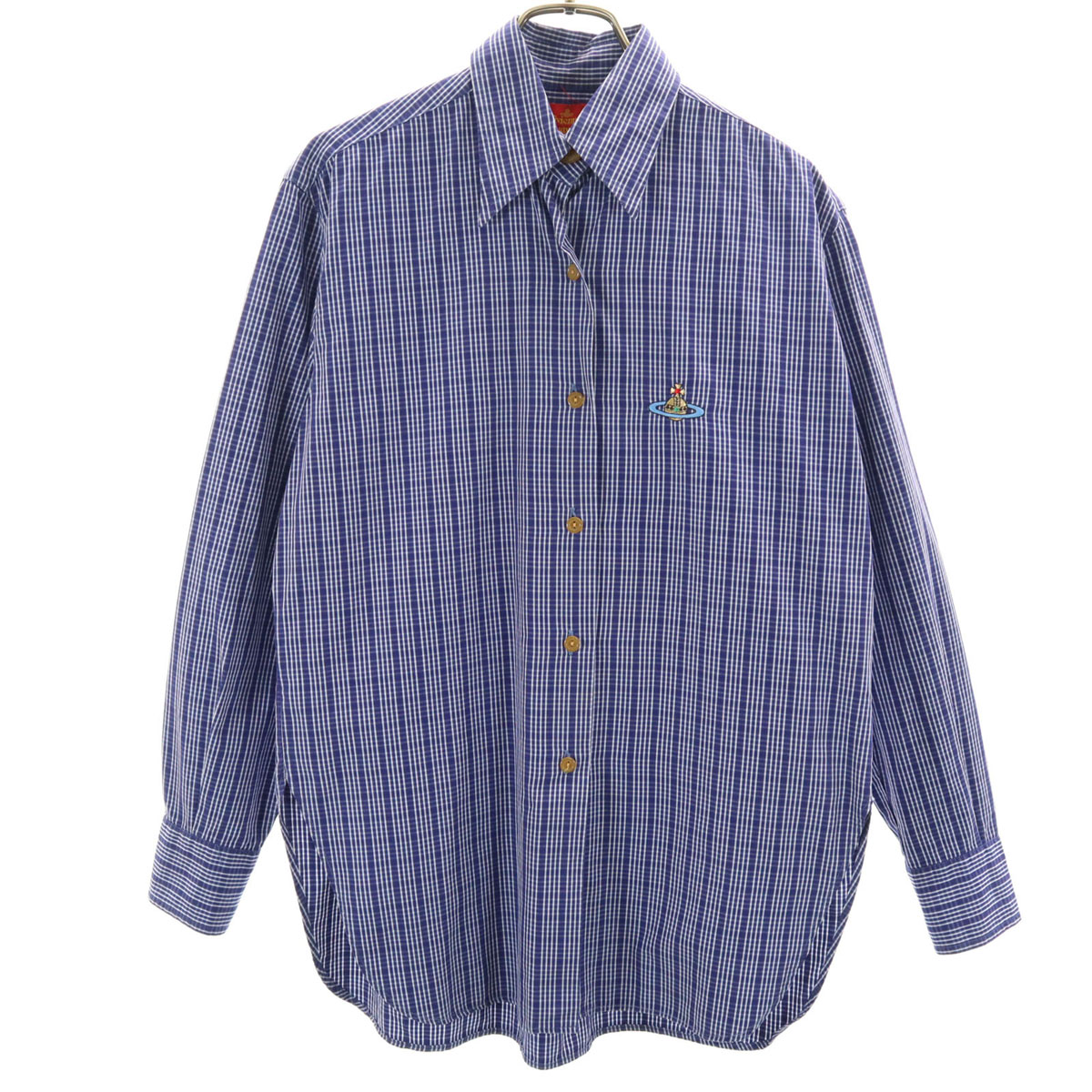 ヴィヴィアンウエストウッド　ダブルジップTシャツ ギンガムチェック　サイズ3 Vivienne Westwood - ヴィヴィアンウエストウッド ギンガム