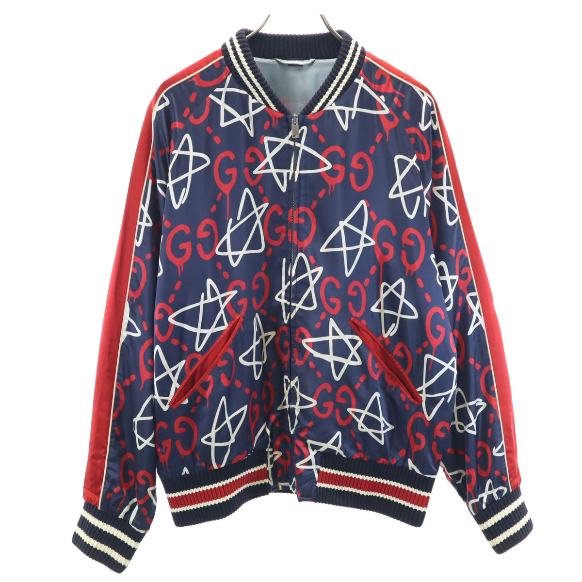 楽天市場】【グッチ】Gucci 19SS メンズ GGジャカードニット ボンバー