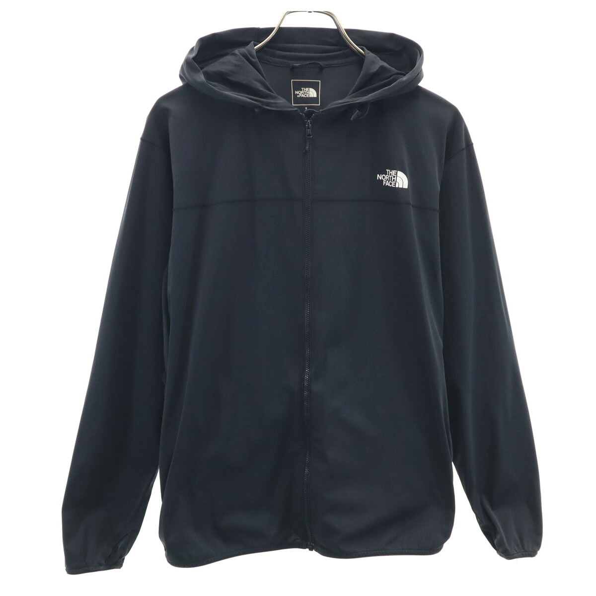 古着 THE NORTH FACE ザノースフェイス 長袖 ジップ パーカー S 黒いこと アウトドア NP22230 メンズ 【中古】