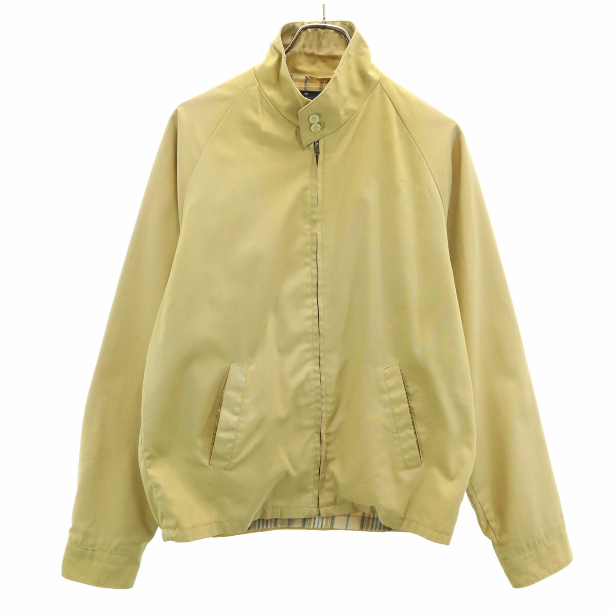 古着 Sears シアーズ 70s ヴィンテージ タロンジップ スイングトップ イエロー PERMA PREST メンズ 【中古】