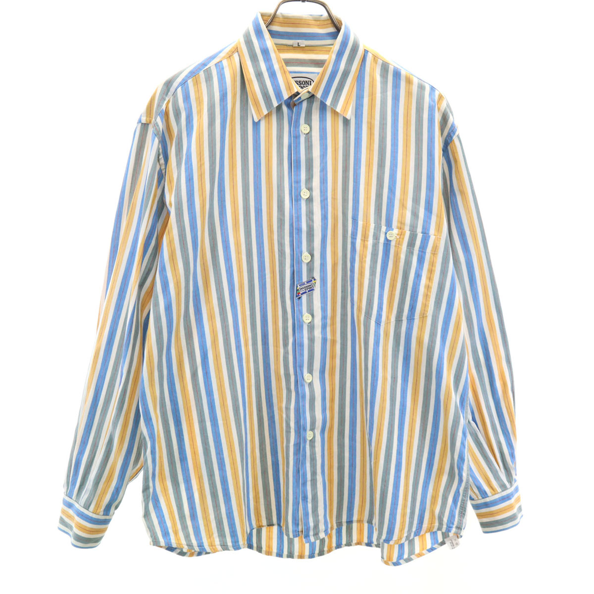 MISSONI ミッソーニマルチカラー半袖シャツ50コットン Casual and Elegant Men's Shirts | Missoni