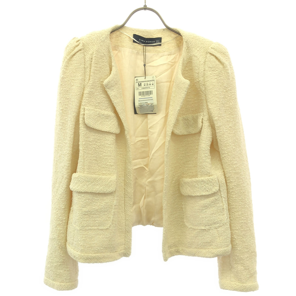 00T624☆ ZARA ツイードジャケット ライトアウター 秋冬 綺麗め XS ZARA ツイードジャケット 完売品 XS - メルカリ