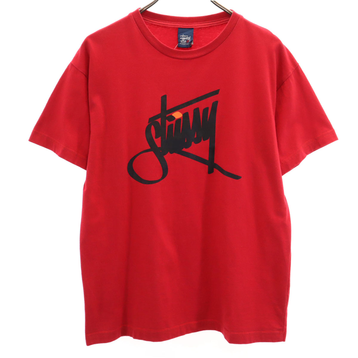 希少　STUSSY  ステューシー　カラビナ　赤　レッド 中古・古着通販】stussy (ステューシー) オールドプリント