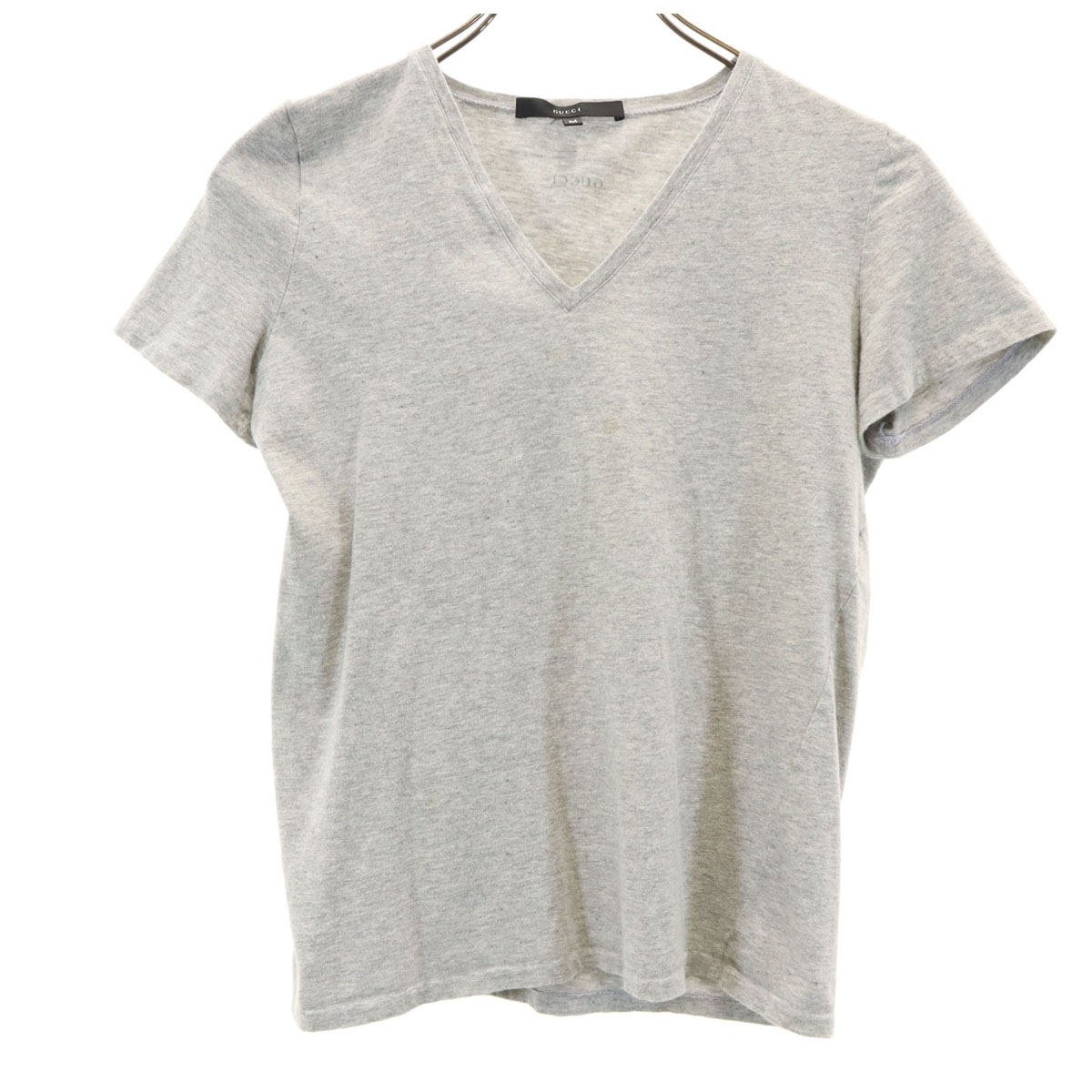 GUCCI グッチ レディース ロゴプリント コットン半袖 Tシャツ グッチ GUCCI ビッグロゴ刺繍Tシャツ ホワイト コットン