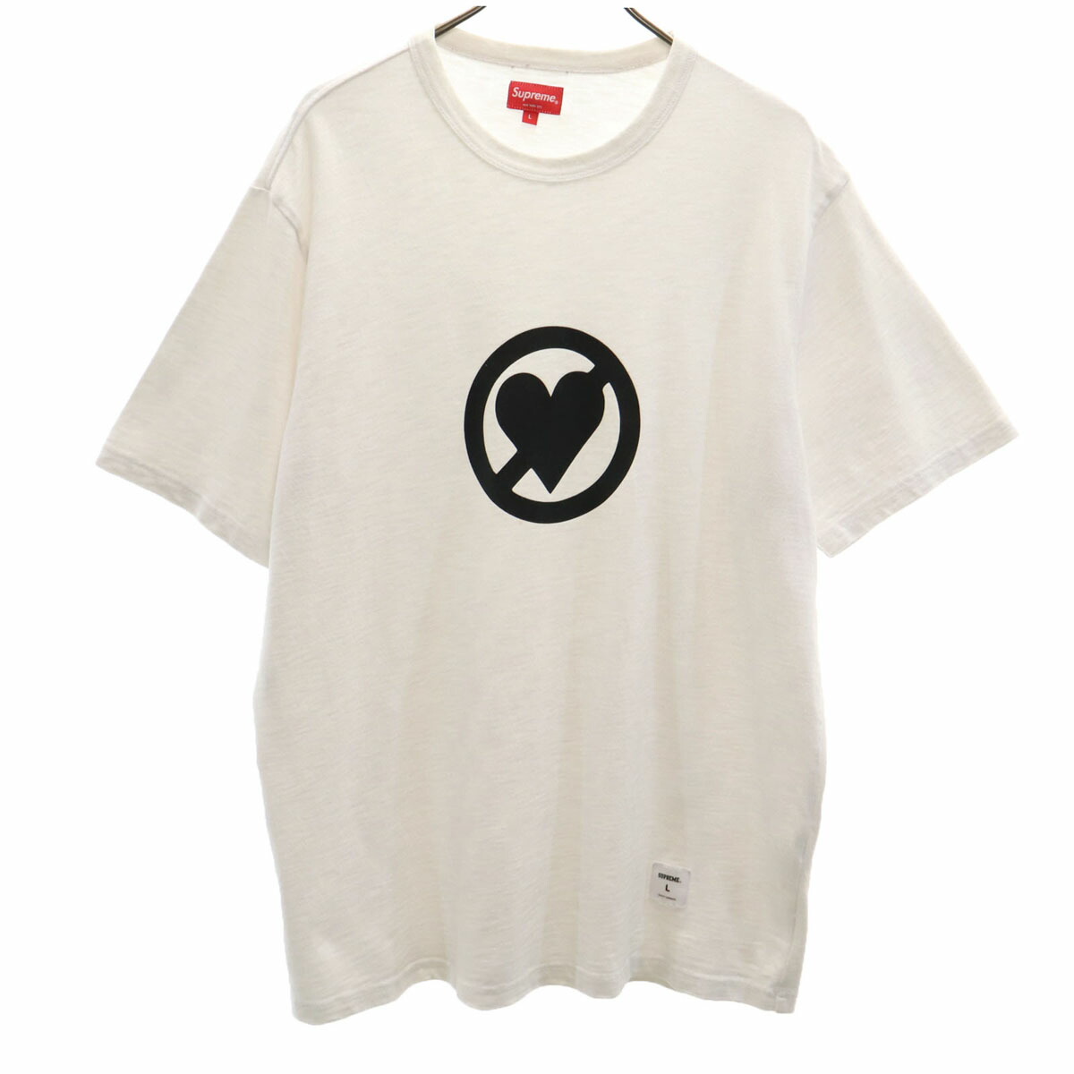 古着 Supreme シュプリーム 22FW No Love 半袖 Tシャツ L ホワイト メンズ 【中古】|Bellis