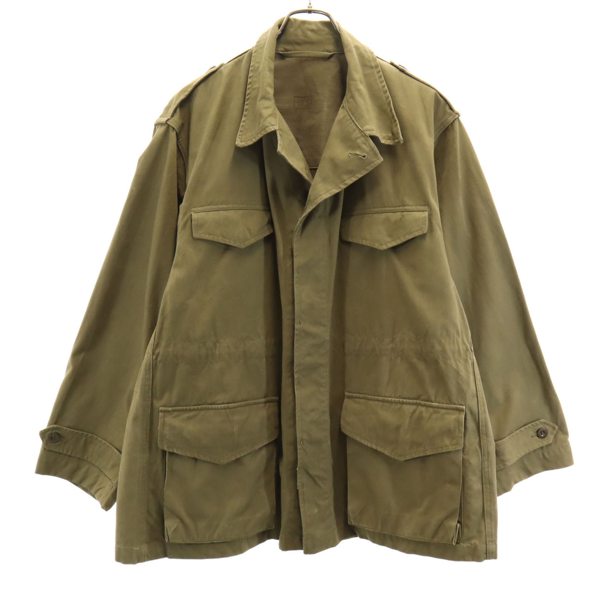 古着 FRENCH ARMY フランス軍 50s ヴィンテージ M-47 フィールドジャケット 29 カーキ ミリタリー メンズ 【中古】｜Bellis