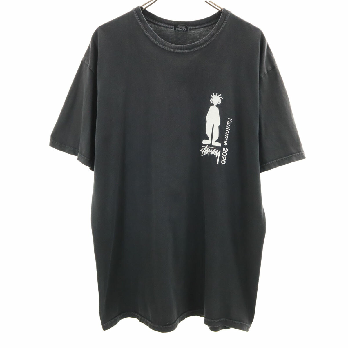 90's stussy Tシャツ　フェード　ブラック　ヴィンテージ　古着 STUSSY(ステューシー) 90's~00's VINTAGE graffiti Tシャツ