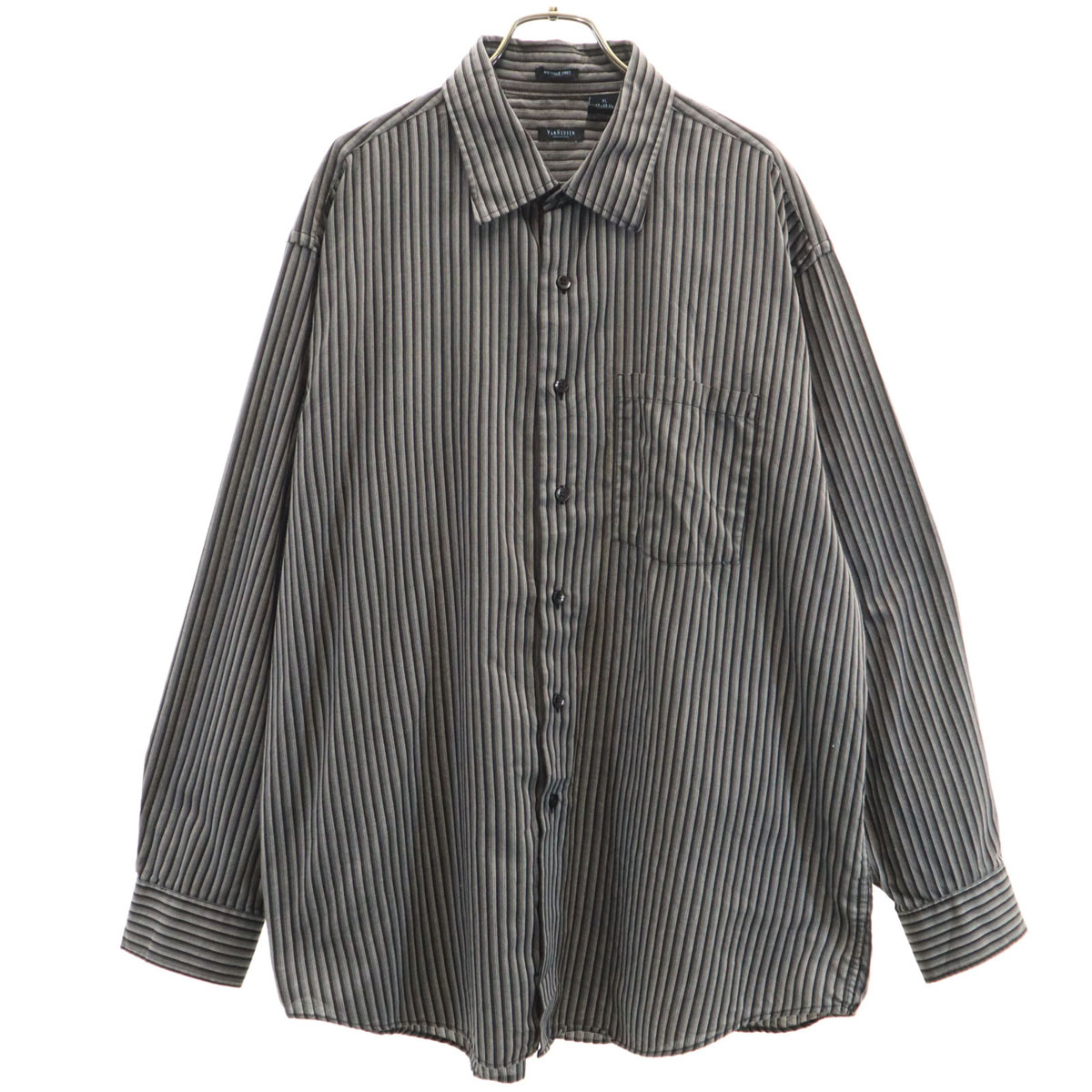 VAN HEUSEN van knit 70s ヴィンテージ 長袖シャツ　花柄 37226b8db28586548fabe69cd69aba