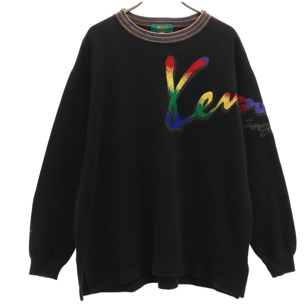 KENZO GOLF ケンゾーゴルフ 90s 日本製 オールド Vネック ニットベスト 2 アイボリー レディース
