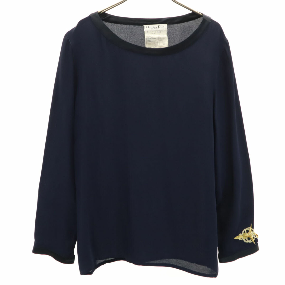 楽天市場】美品 クリスチャンディオール ボウタイリボン シルク