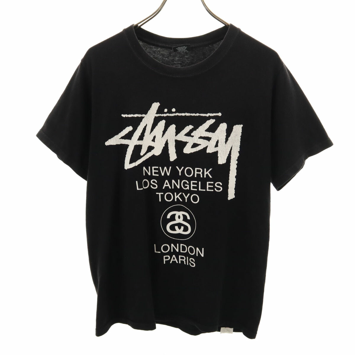 OLD stussy半袖シャツ　黒タグ　90s 超希少 ステューシー 楽天市場】00s 人気 黒 □ STUSSY ステューシー SSリンク NO.4