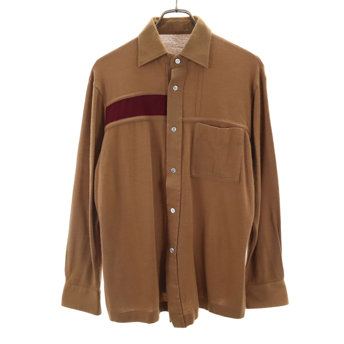 90年代 Yves Saint Laurent BDシャツ 短丈 Y2K 90年代 Yves Saint Laurent BDシャツ 短丈 Y2K