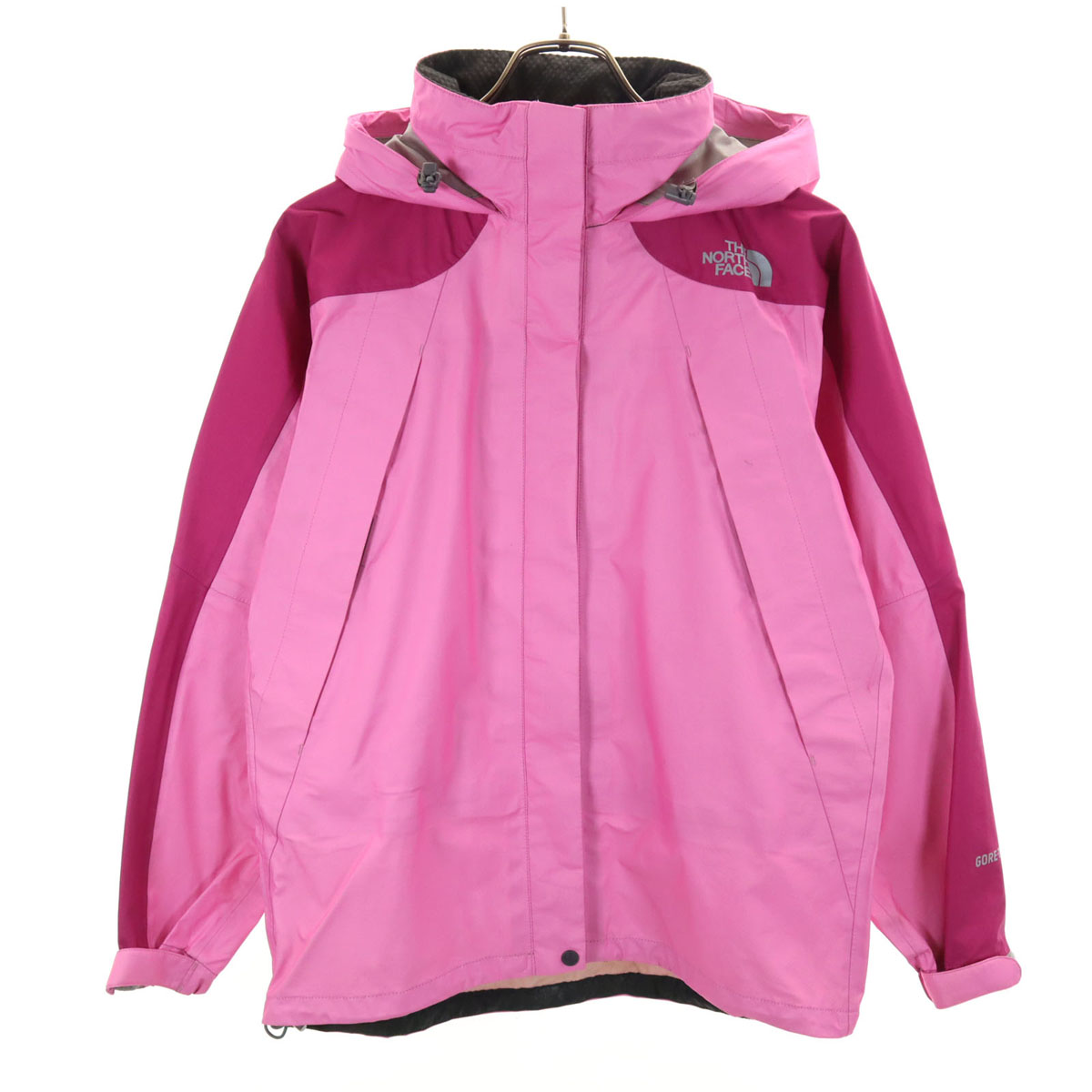 古着 THE NORTH FACE ノースフェイス 長袖 レインテックス ジャケット M ピンク NPW10924 アウトドア ゴアテックス レディース 【中古】｜Bellis