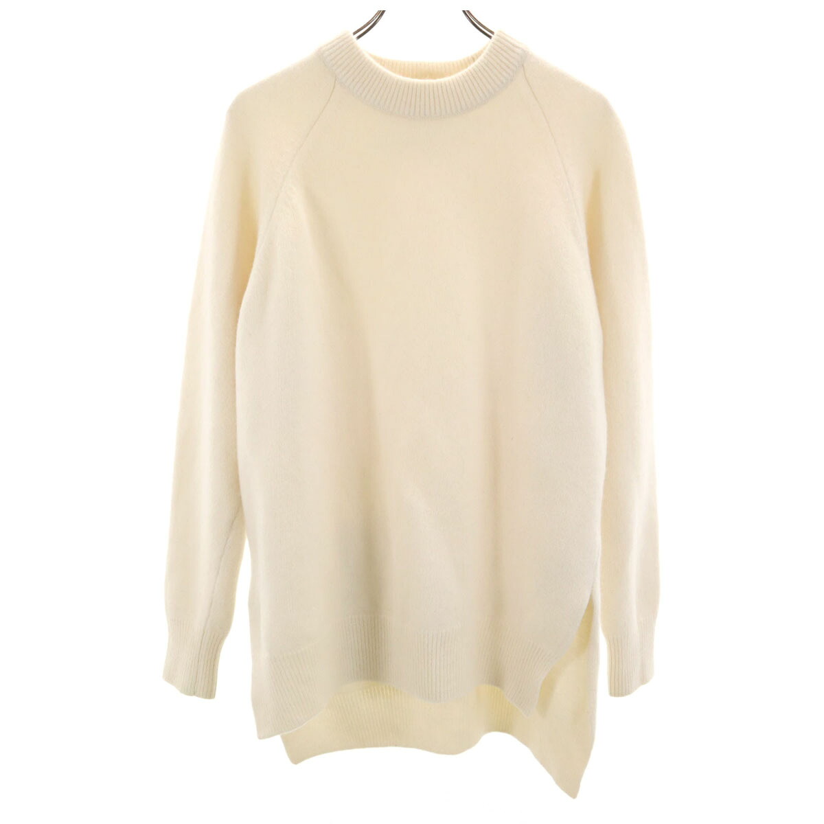 古着 JIL SANDER ジルサンダー 19AW イタリア製 長袖 プルオーバー 46 象牙色 編み物 メンズ 【中古】